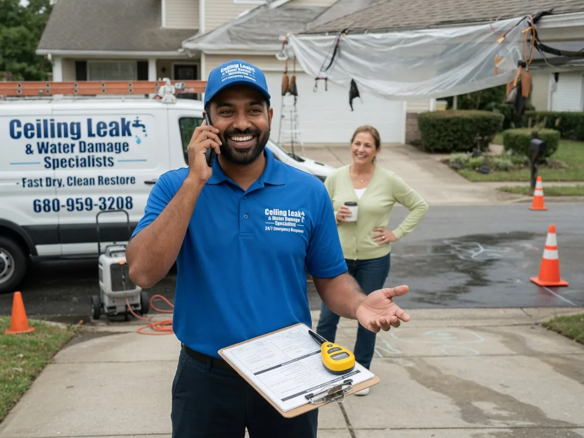 Ceiling Leak Cleanup New London, MO FAQs